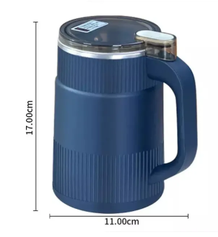Small Powder Grinding Machine, Electric Mini Spice Grinder Add  304 Stainless Steel Grinding Fine Powder for All Kinds of Grains, Condiments, Coffee Beans (Blue) By Win Accessories_img_4