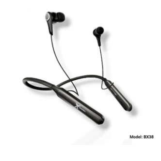 BOROMAXX BX38 Wireless Neckband 40H Backup 200MAH Battery Deep Bass | Noise Canceling Bluetooth Headset_img_2
