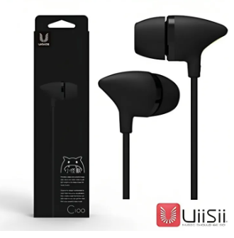 Uiisii c100 Super Bass Stereo In Earphone Any phone - Black_img_3