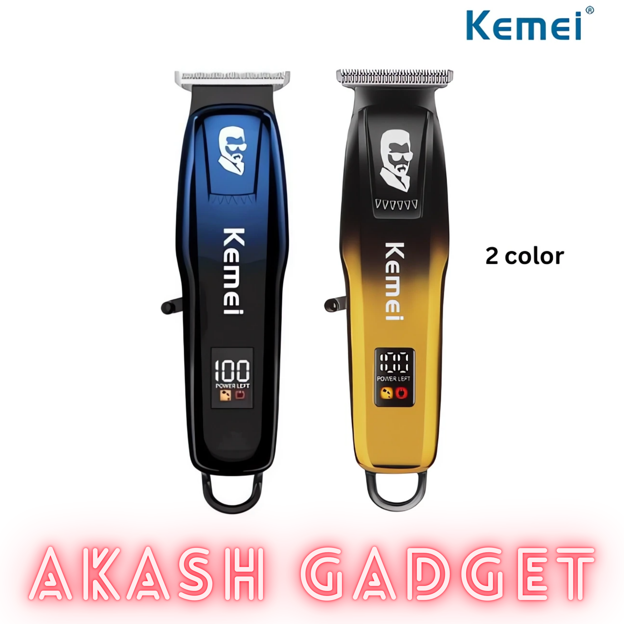 Kemei KM-J03 Cordless Hair Clipper And Trimmer For Men_img_2