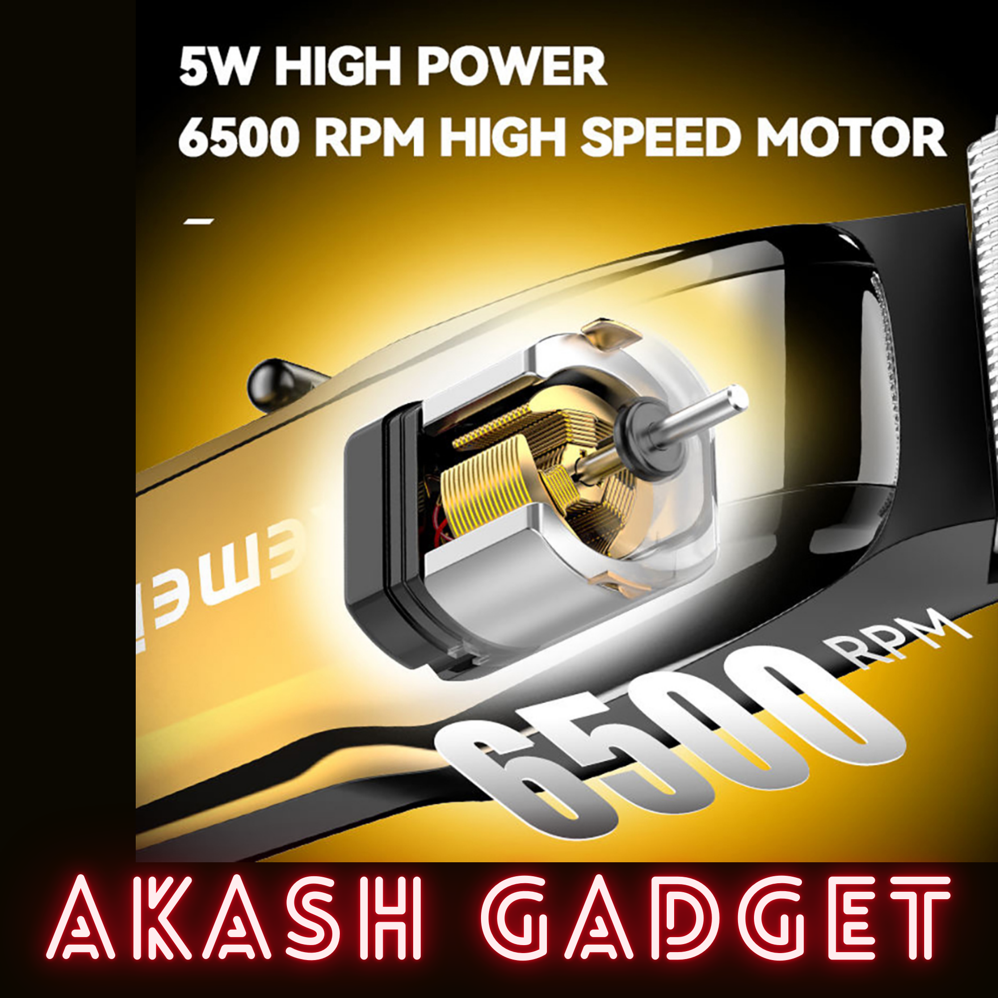 Kemei KM-J03 Cordless Hair Clipper And Trimmer For Men_img_13