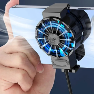 X16 Mobile Cooler For Gaming Universal Size Mini Cooling Fan for All Gaming Phone_img_1