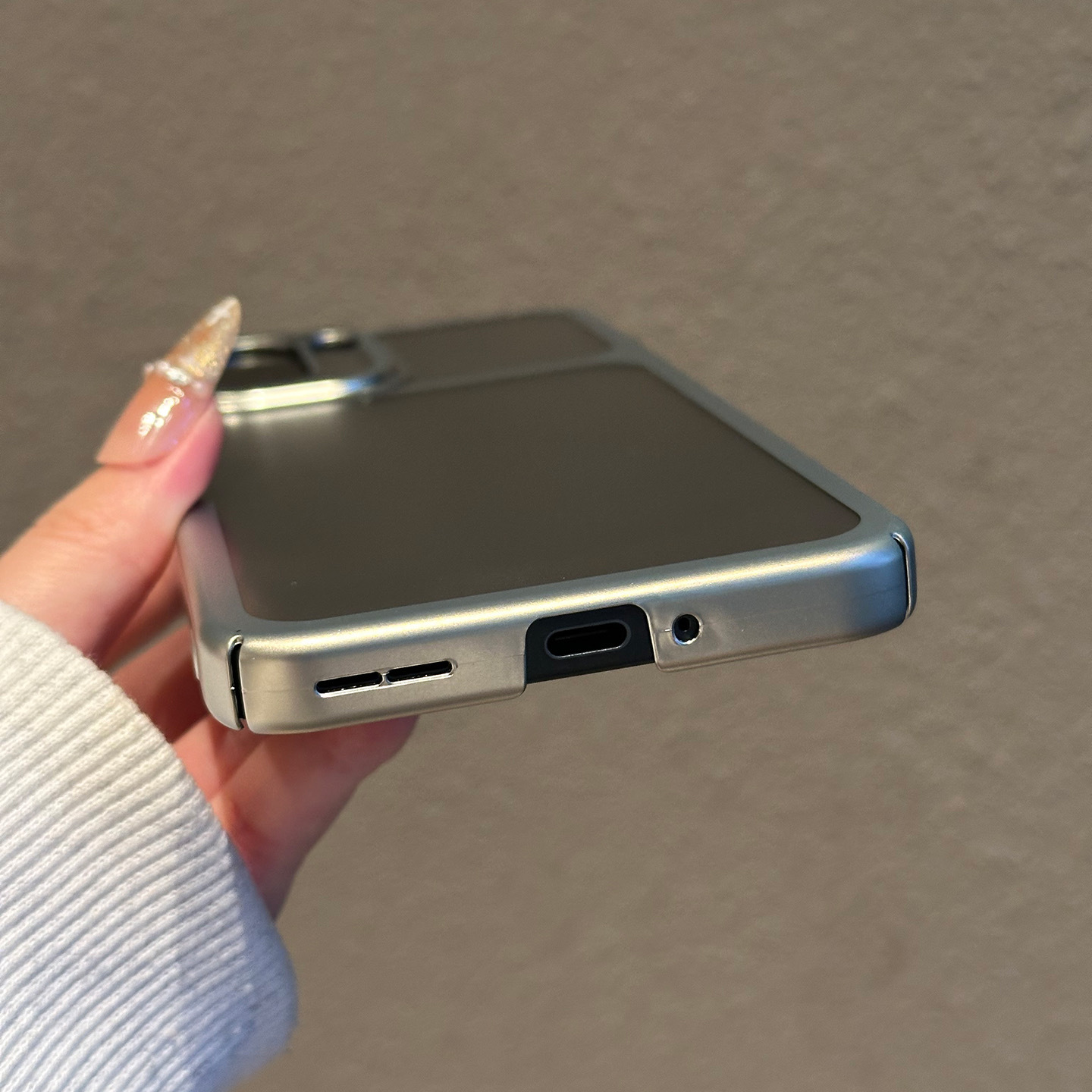 OnePlus Ace 6/OnePlus Ace6T Back Cover Silver Color_img_2