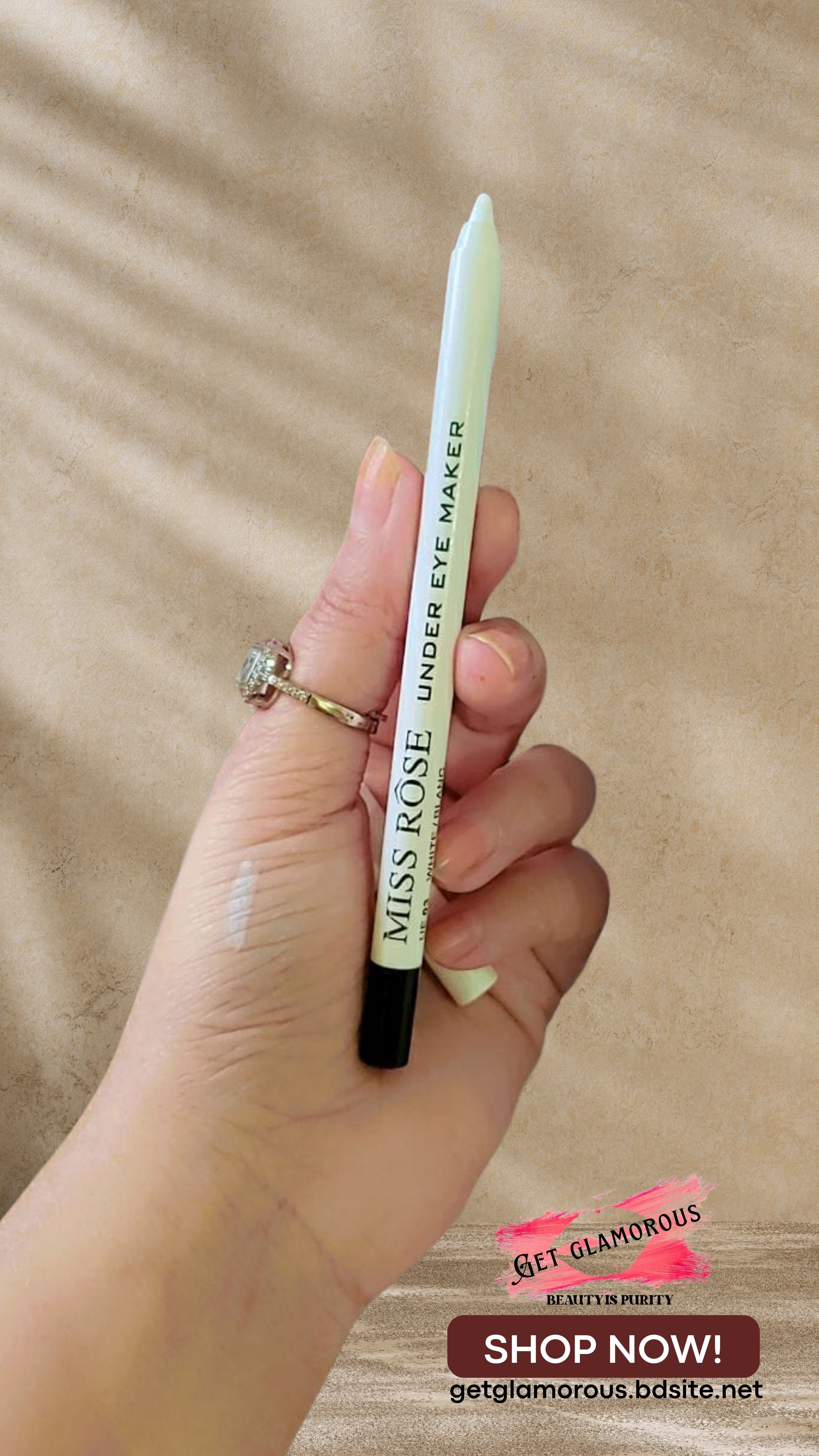 Miss Rose White Kajal Under Eye Pencil_img_1