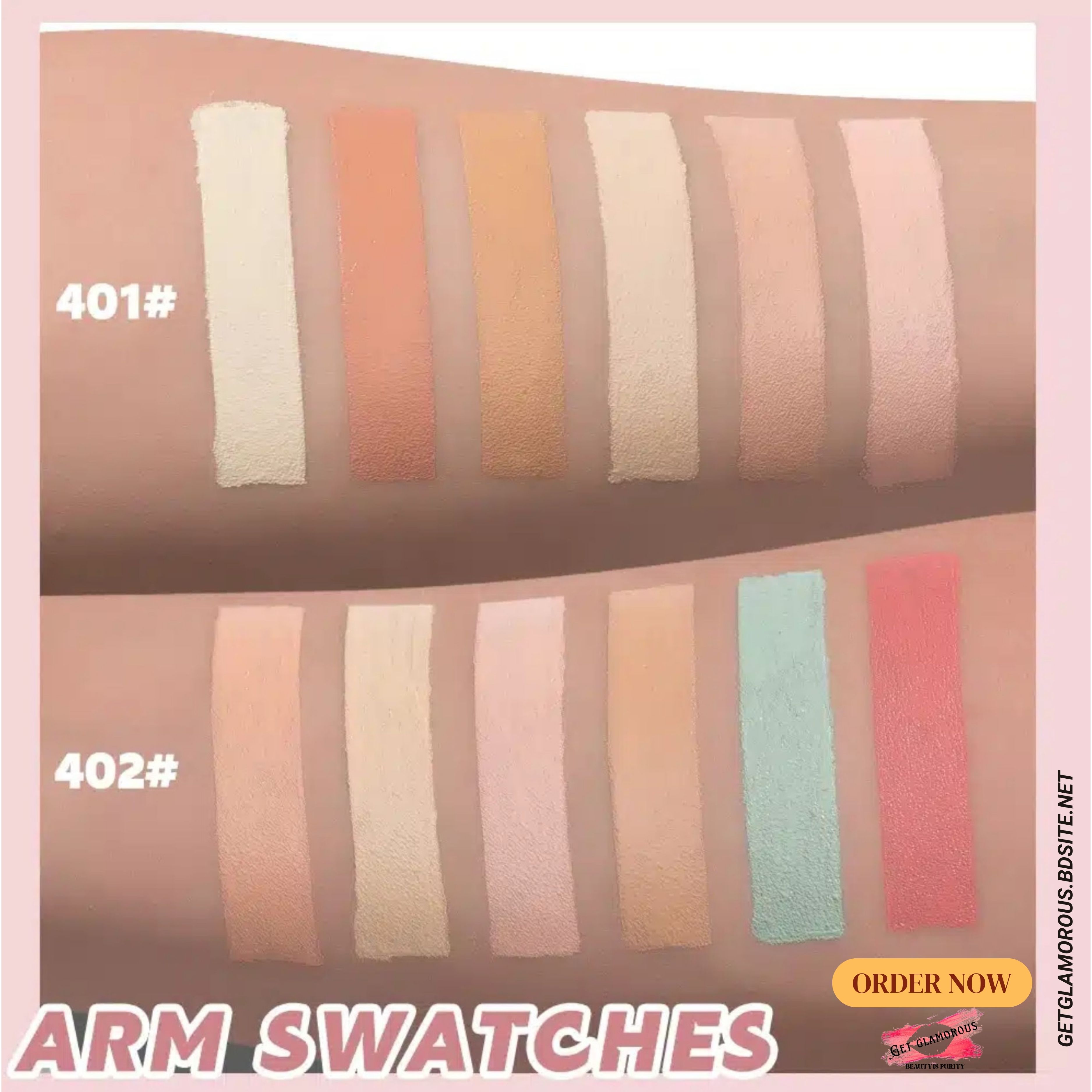 Beauty Glazed Soft Phantom 6 Color Concealer Palette_img_1