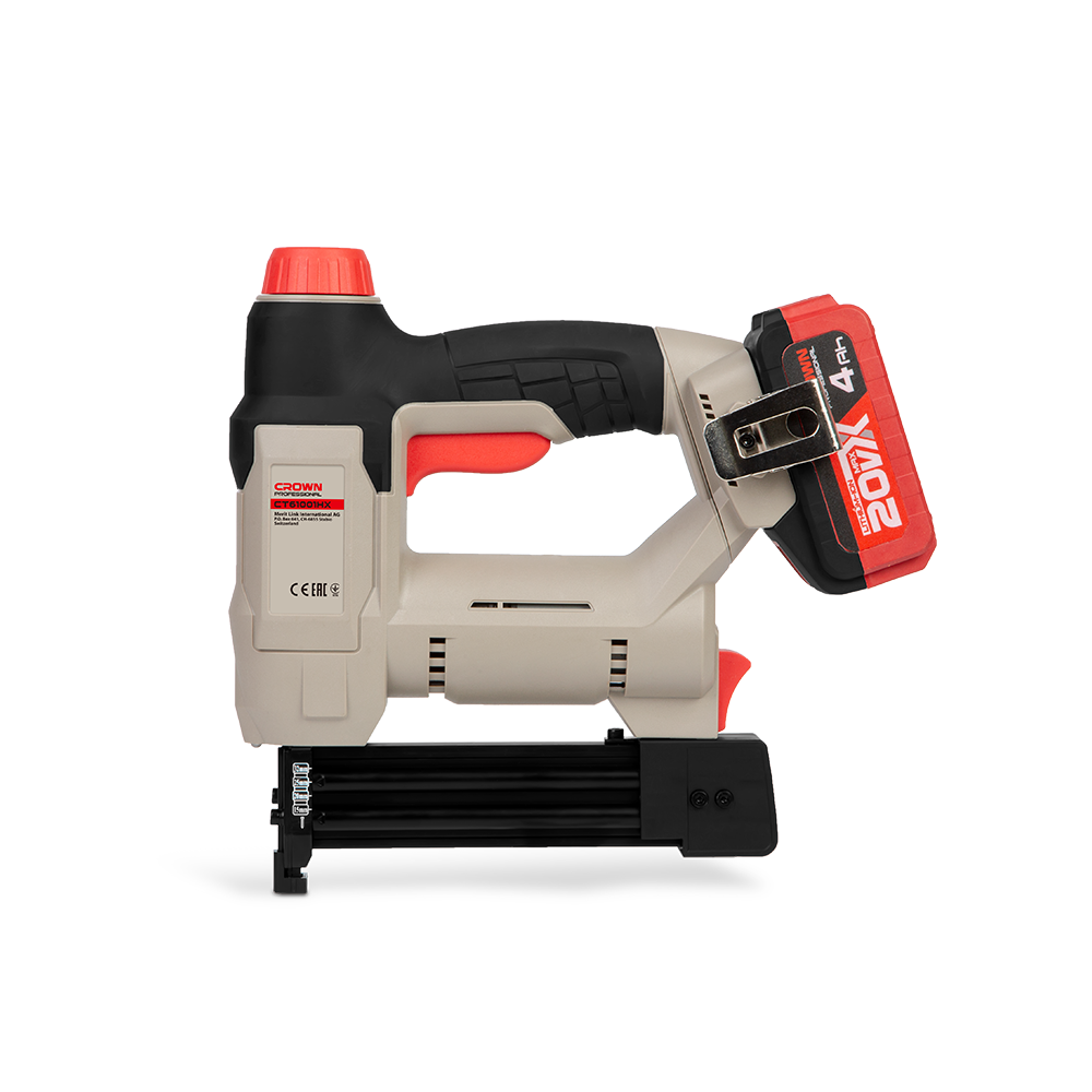 CROWN,CT61001HX-2,Professional Cordless Nailer (2 Battery, 1 Charger ), 20V, 2.0Ah; CT61001HX-2