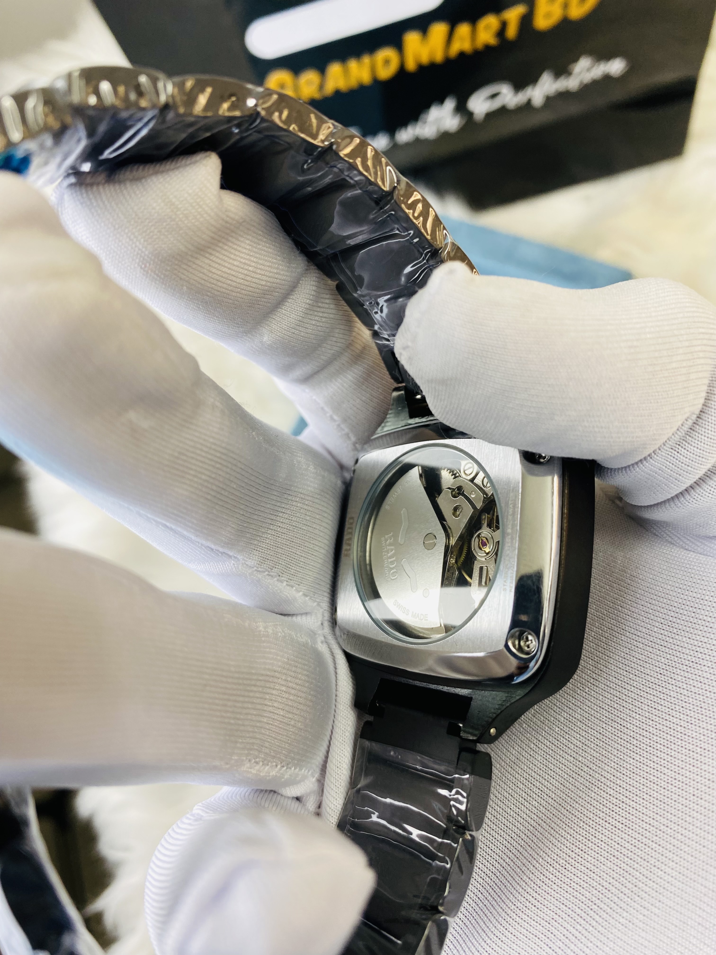 Rado Squre || matte black| AA_img_1