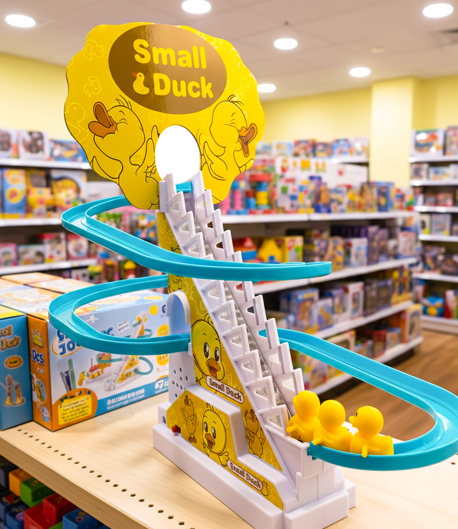 Electric Small Duck Toy for Children- 9 Pcs Duck - Image 1