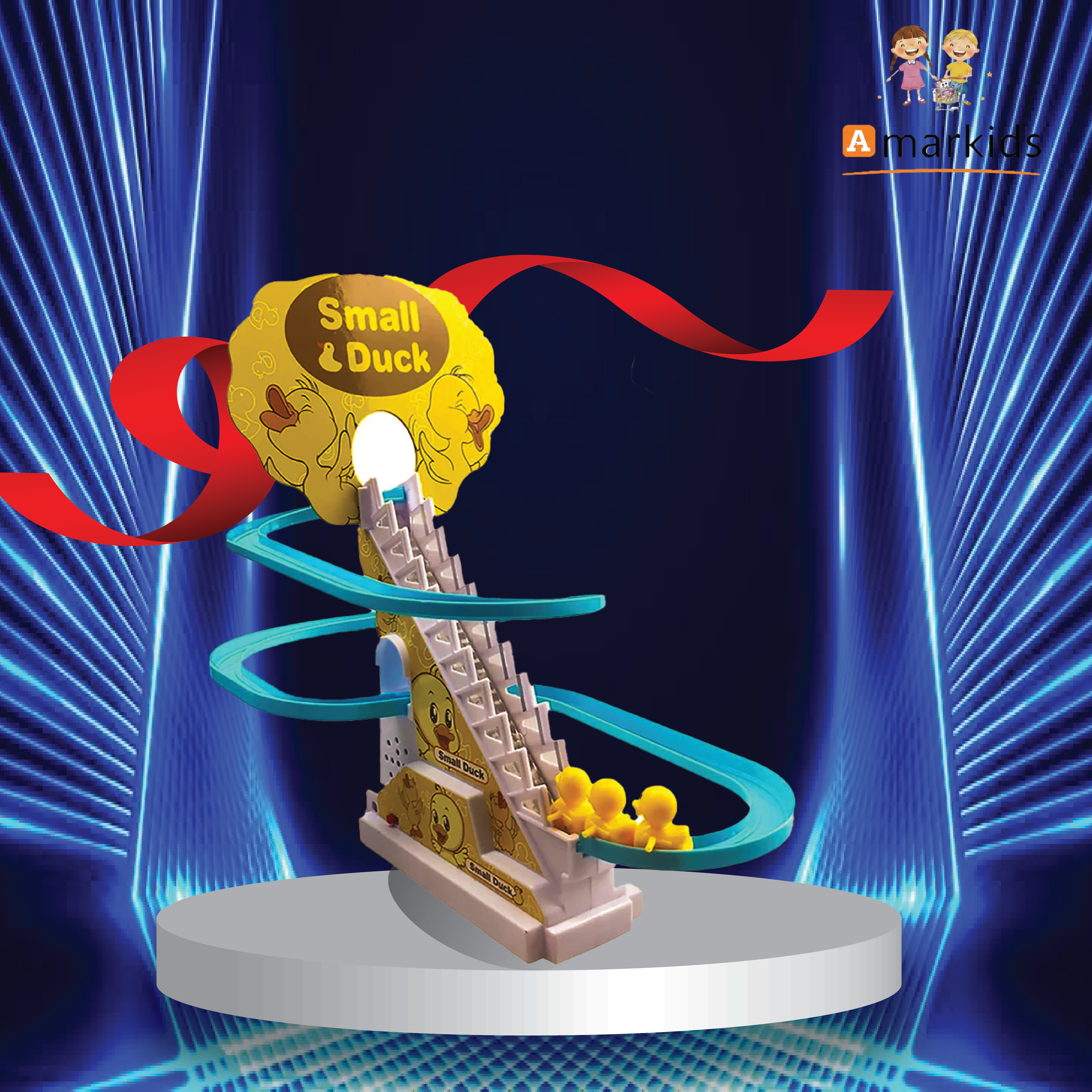 Electric Small Duck Toy for Children- 9 Pcs Duck - Image 2