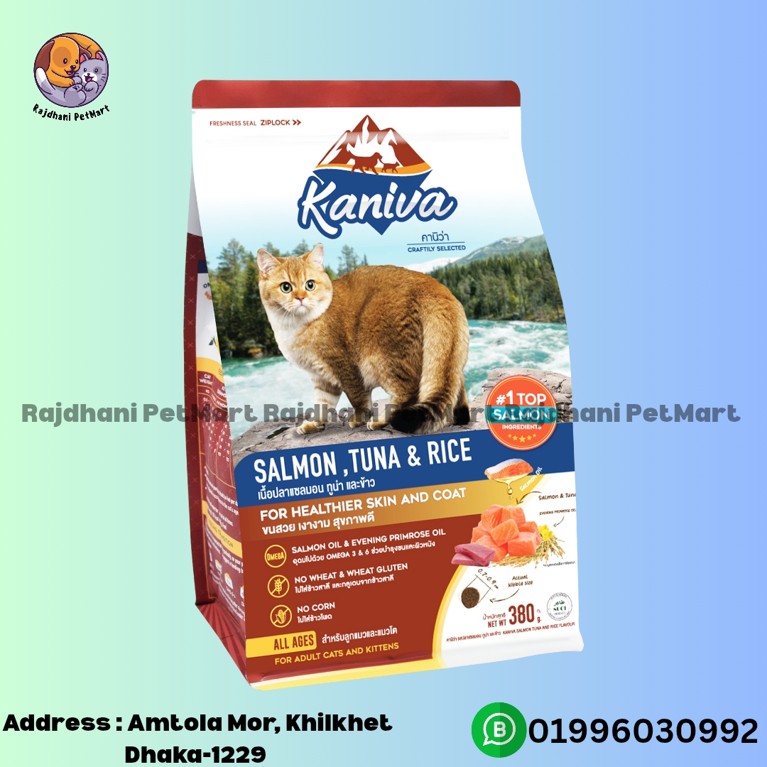 Kaniva Salmon Tuna And Rice 380gm
