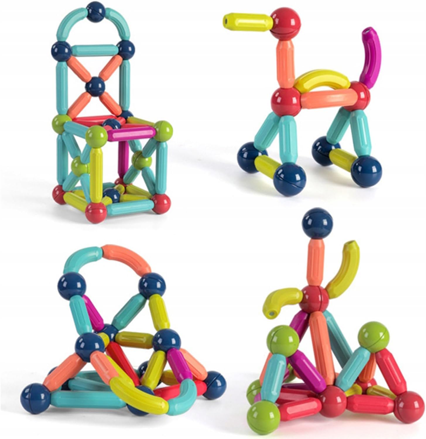 Magnetic Sticks Building Set–42Pcs+ 4 Pcs Ben10 Pazzle Combo - Image 8