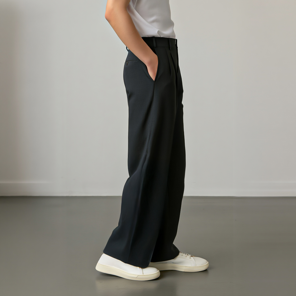 Premium Baggy Formal pant (Z Black)_img_2