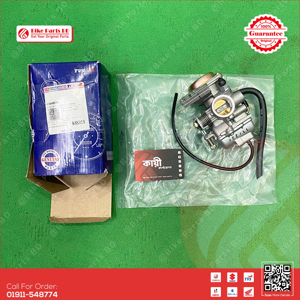 Carburetor Assy for TVS Stryker bike.