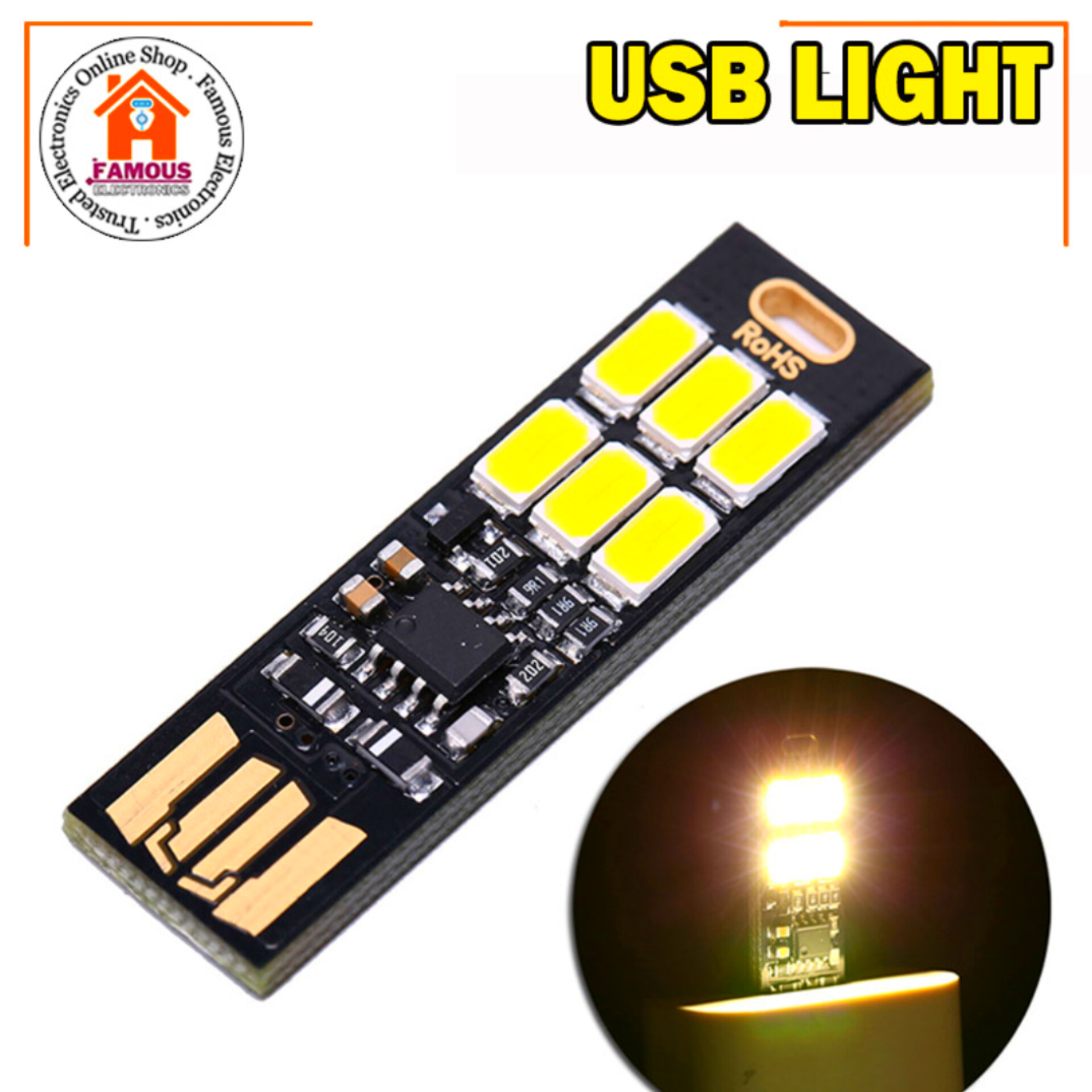 Portable Mini 5730 USB 6LED SMD Light 5V Touch Sensor Dimmable Night Light for Power Bank Computer Laptop Reading Table Lamp_img_3