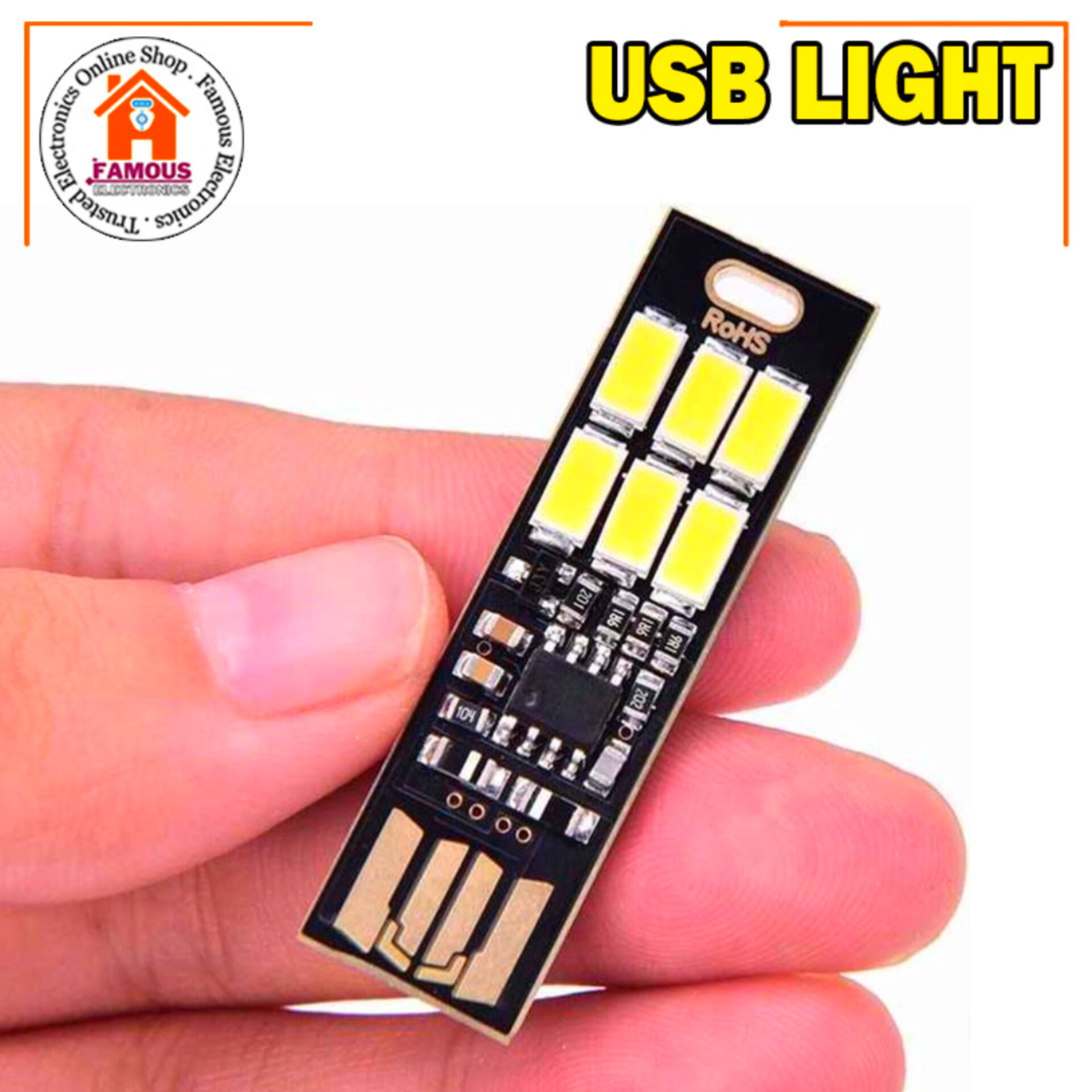 Portable Mini 5730 USB 6LED SMD Light 5V Touch Sensor Dimmable Night Light for Power Bank Computer Laptop Reading Table Lamp_img_7