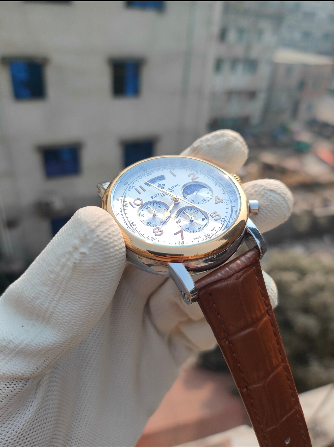 Patek philippe belt crono active( sun-moon phase edition)_img_3