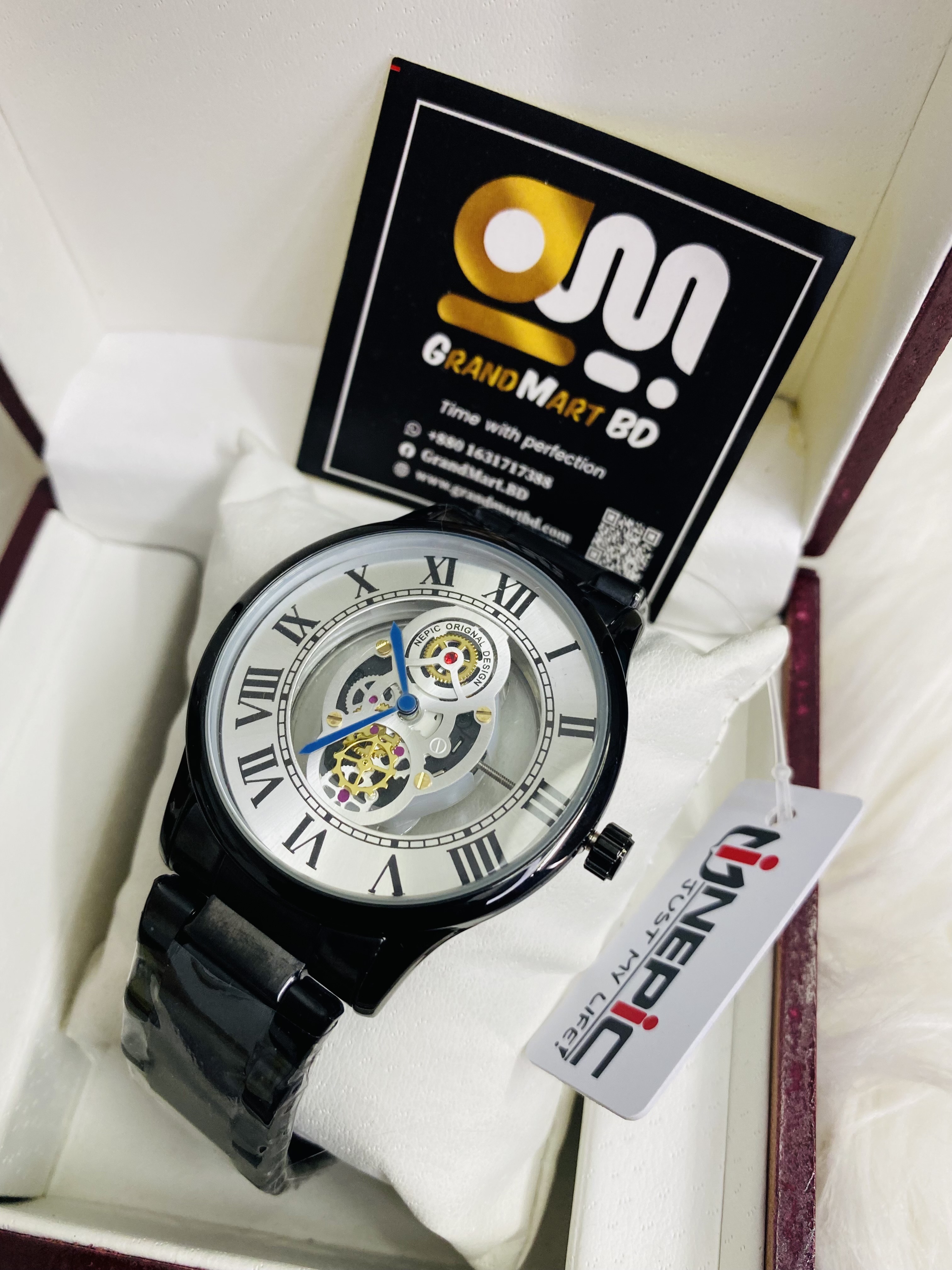 Inepic transparent men Watch