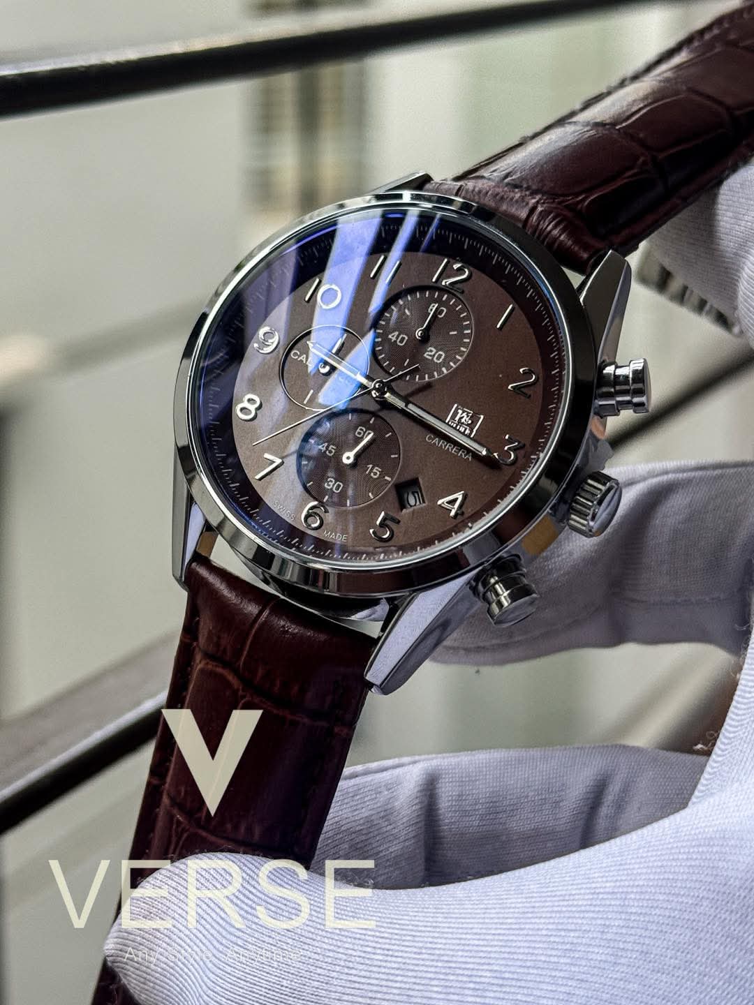 Tissot Auto brown belt Brown dial