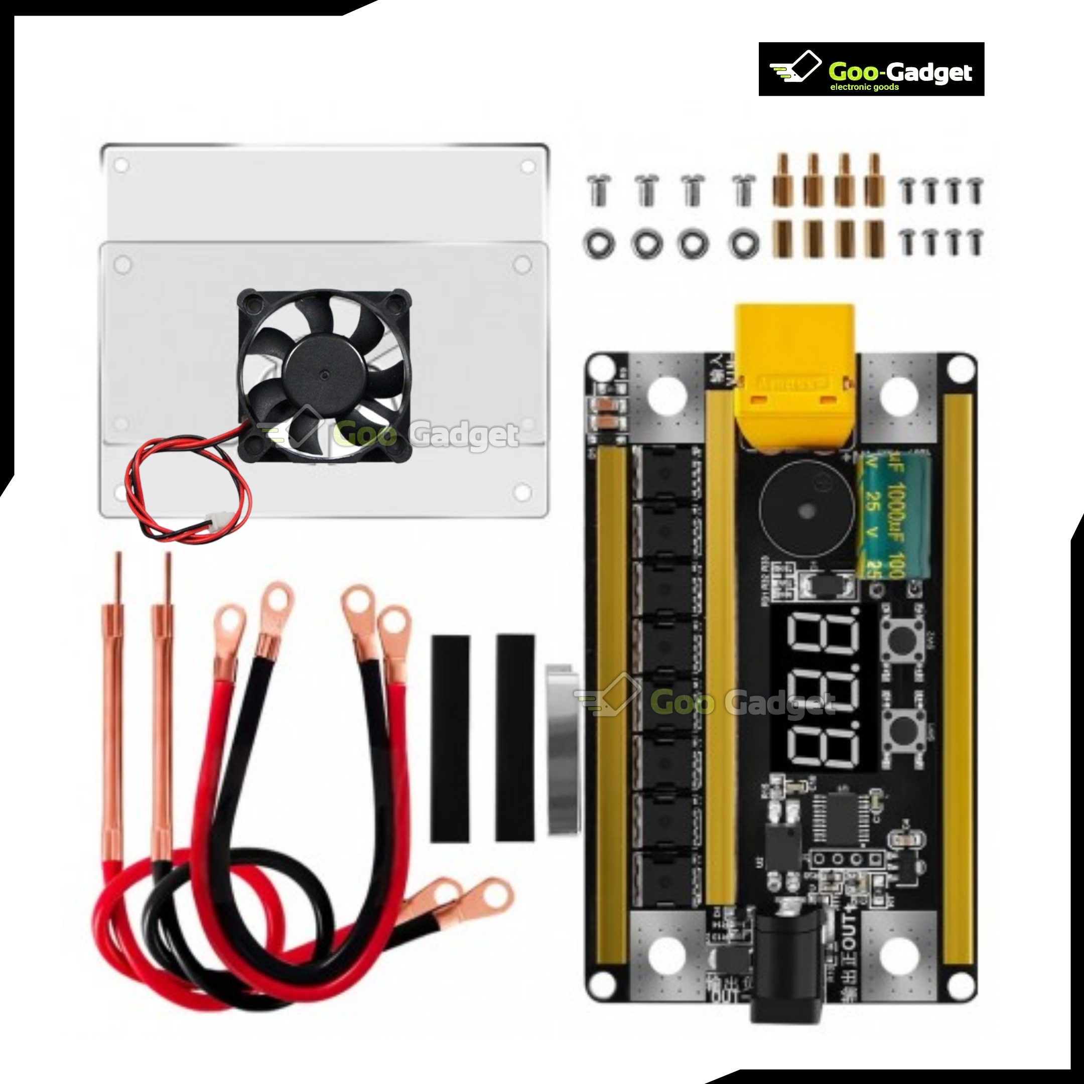 12V 99-Speed Spot Welder DIY Kit | Portable Handheld Mini Battery Spot Welder | Control Board with Case for 18650 Lithium Battery Pack