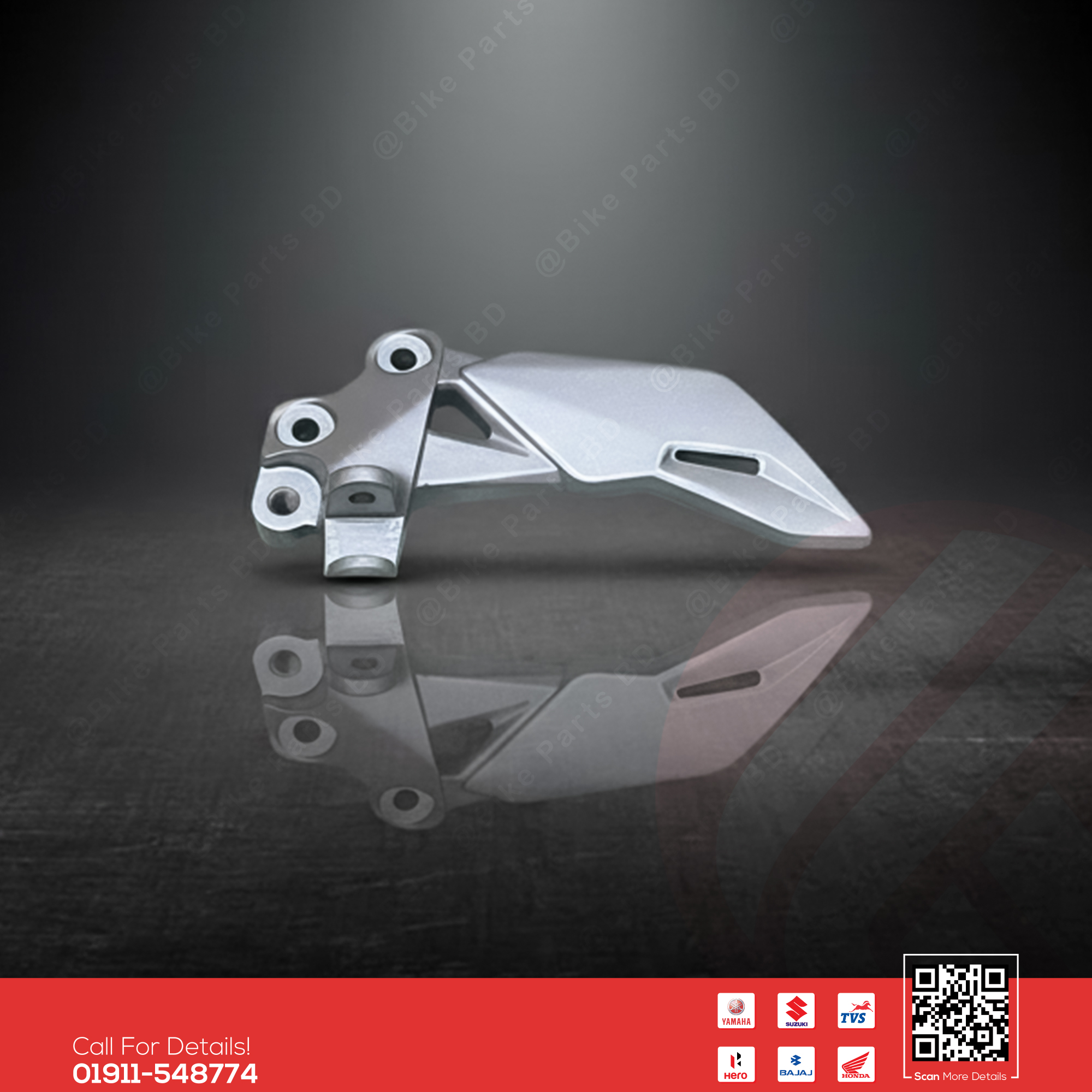 Footrest-Step Holder (LH) for Suzuki Gixxer & Gixxer SF (Old & New Model) bike._img_0