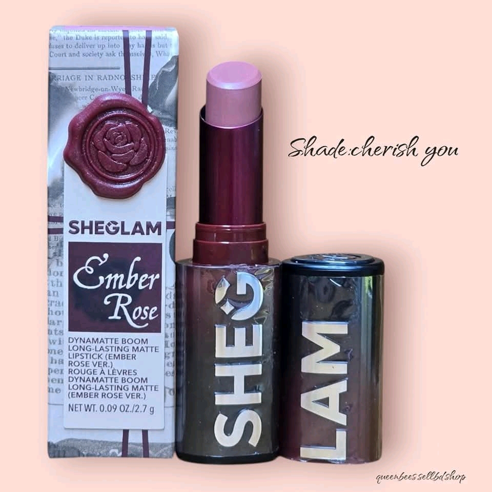 SHEGLAM Embar Rose Long Lasting Matte Lipstick(cherish you)