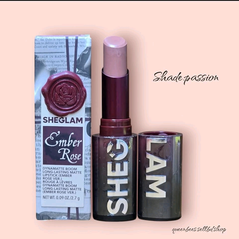 SHEGLAM Embar Rose Long Lasting Matte Lipstick(passion)