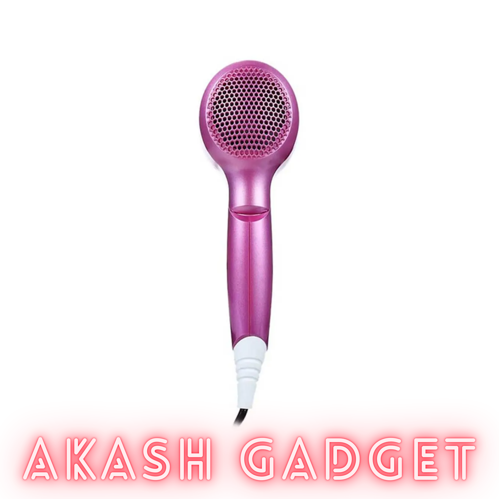 Kemey KM-6833 Hot And Normal Air Foldable Hair Dryer | 1600W Powerful Motor_img_6