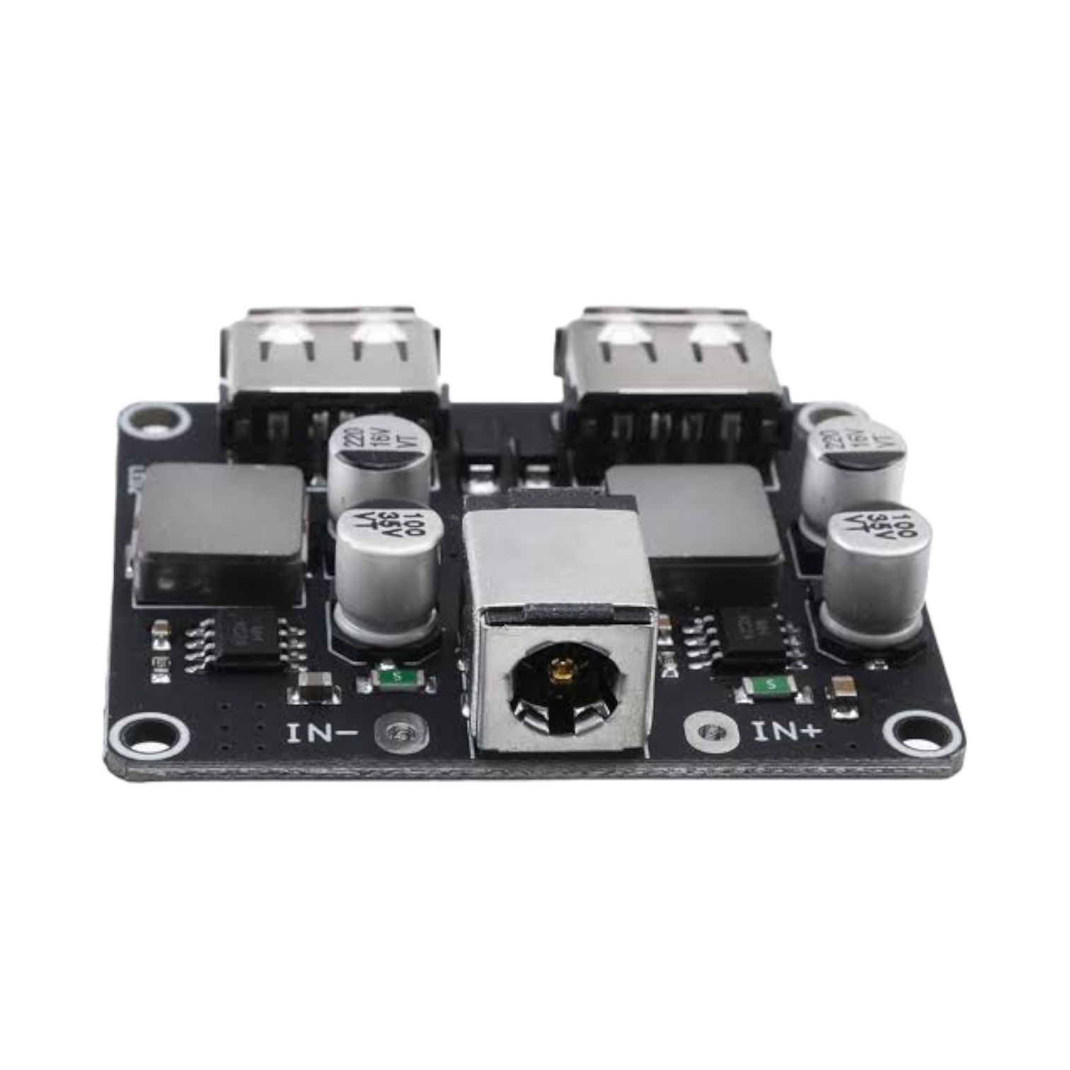 QC3.0 QC2.0 2 USB DC-DC Buck Converter Charging Step-Down Module | Fast Quick Charger Circuit Board_img_1