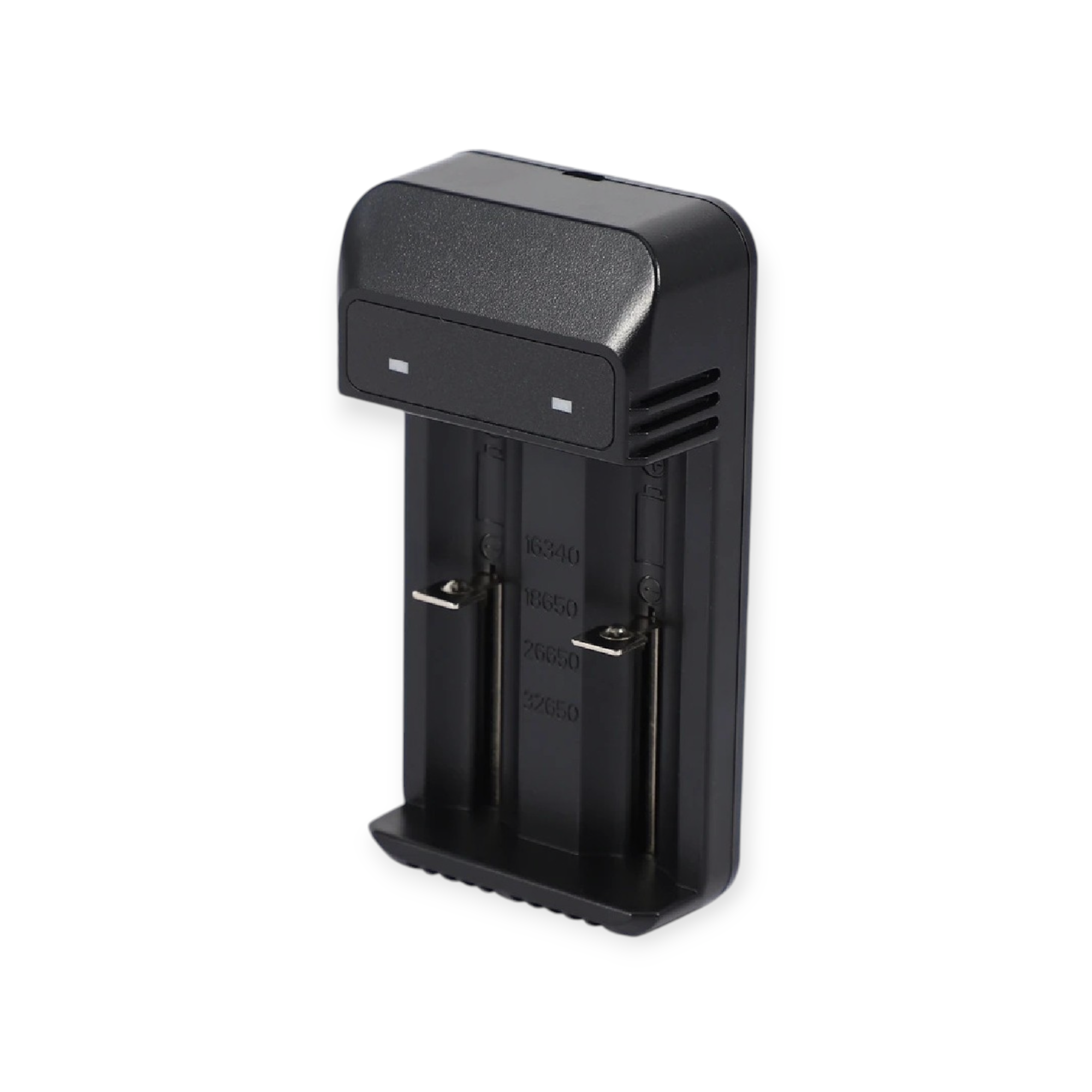 Universal Dual‑Slot USB Lithium‑Ion Battery Charger – Micro‑USB Powered (32650 / 26650 / 18650 / 16340)_img_1