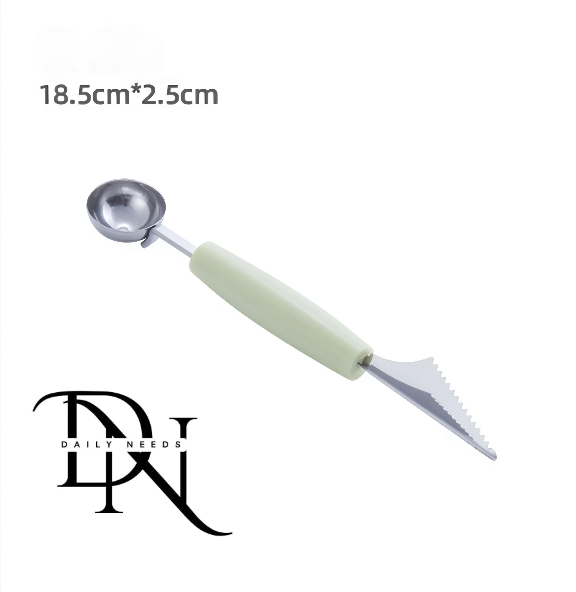 Stainless Steel Fruit Platter Digging Tool – Fruit Ball Carving Artifact, Watermelon Cutter, Meat & Naan Digging Spoon_img_1