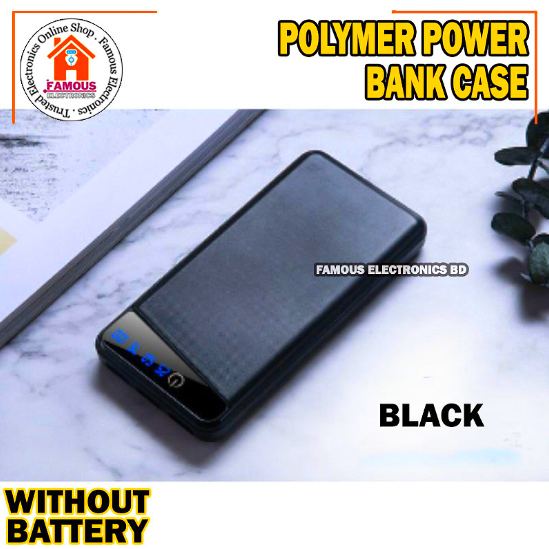 Polymer Mobile Power Supply set 10000 mAh Power Bank Case (Without Battery)_img_4