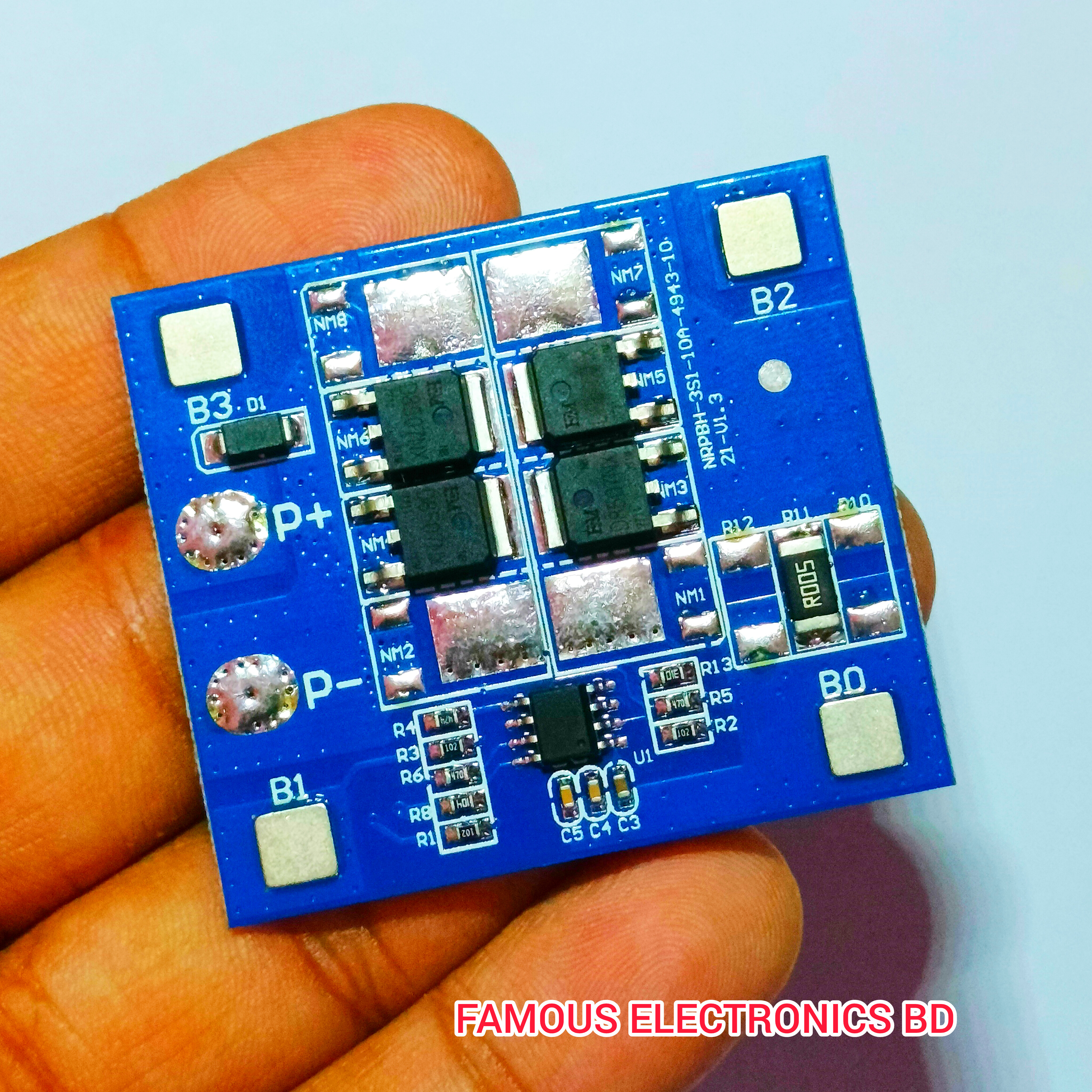 3S 12V 12A BMS | 18650 Lithium Battery Protection Board | 11.1V–12.6V | Balanced | Anti-Overcharge & Over-Discharge Protection_img_4