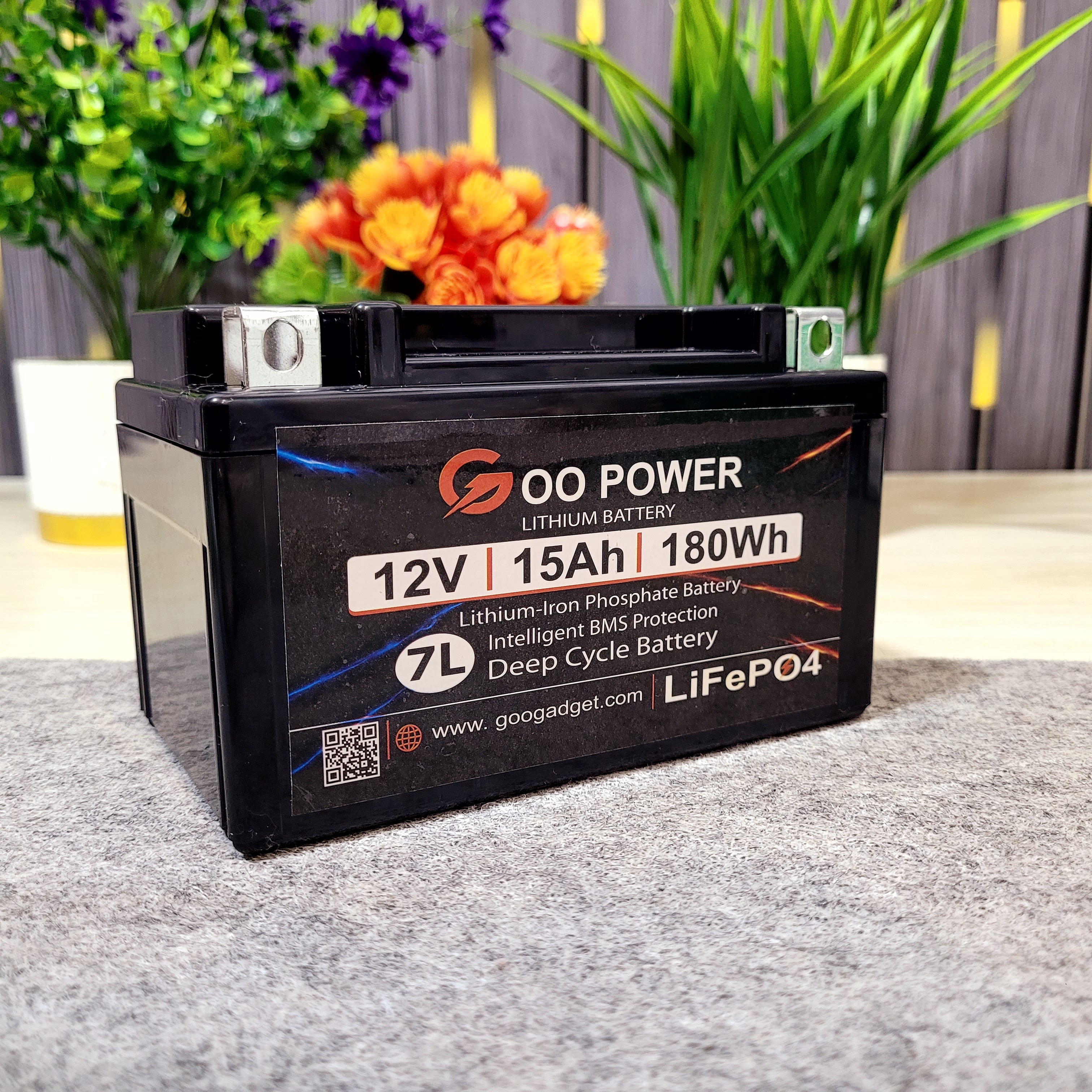 12V 15Ah LiFePO4 Bike Self-Start Battery with 1.2A Active Balancer | 7L Size | High Peak Start 500A_img_5