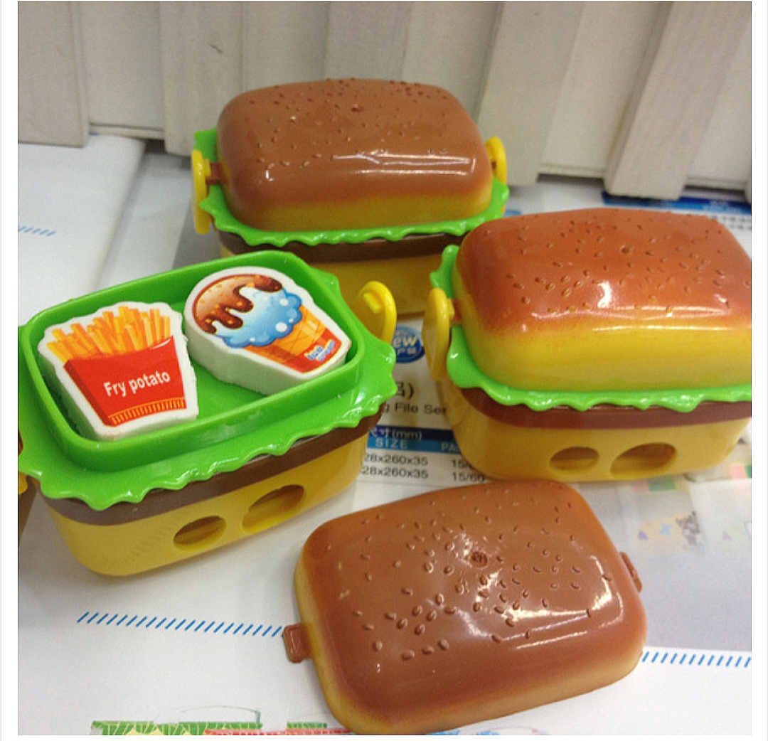 hamburger pencil sharpener