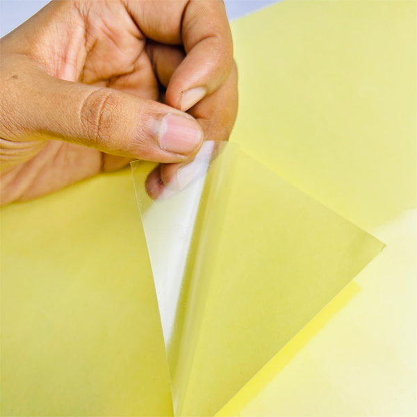 Cold Laminating Flim Transparent Self Adhesive Big Sheets Roll Laminating Sticker Paper size (20''x30'') Pack of 10 Sheets_img_2