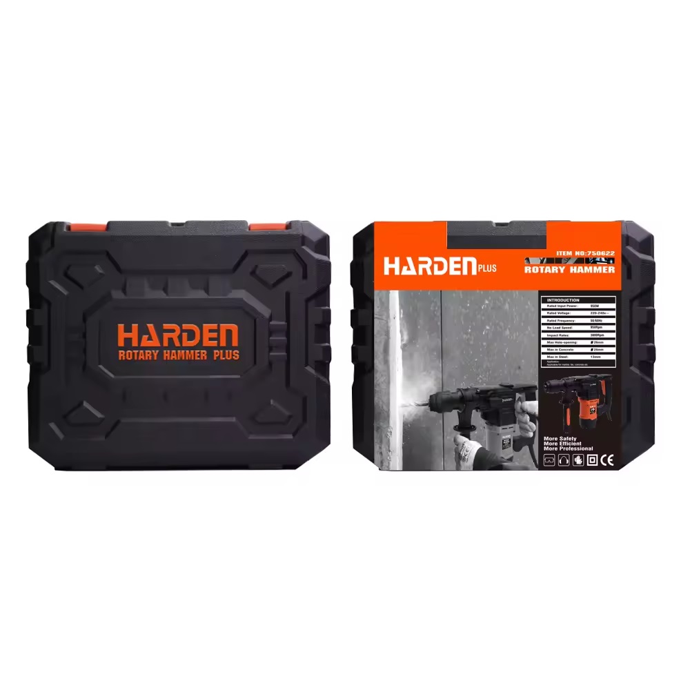 HARDEN Rotary Hammer Drill, 950W, 28mm, SDS plus chuck, Electronic Tools, Electric Drill; 750622_img_1