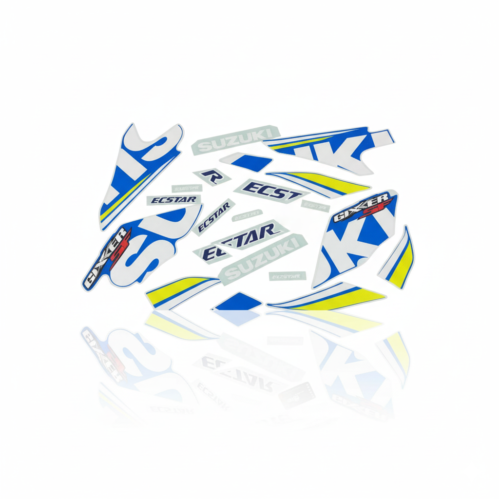 Full Set Sticker for Suzuki Gixxer SF (Old Model, Blue Ester) bike_img_0
