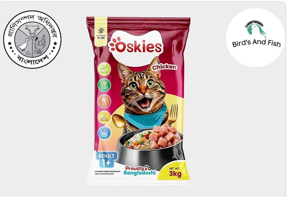 অসকিস চিকেন গ্লেভার এডাল্ট ৩.৫ কেজি