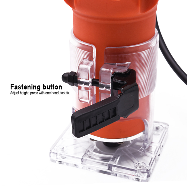 HARDEN Electric Trimmer Router, 580W, 30000rpm, Collet Chuck Diameter :  6.35mm, Electric Wood Trimmer; 752732_img_8