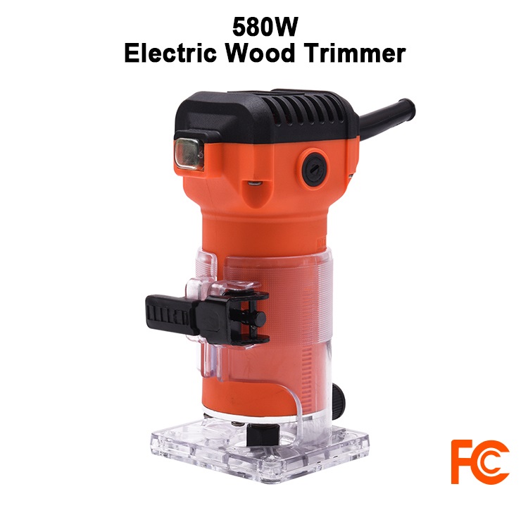 HARDEN Electric Trimmer Router, 580W, 30000rpm, Collet Chuck Diameter :  6.35mm, Electric Wood Trimmer; 752732_img_10