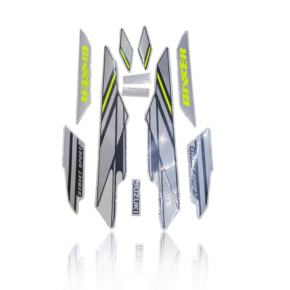 Full Set Sticker for Suzuki Gixxer Monoton 2025 (New Model Black Color) bike._img_0