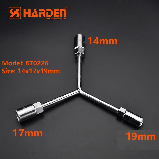 HARDEN Y-Type Wrench ( 12x14x17mm | 14 x 17 x 19mm ) Professional Auto Repairing Tool; 670225 | 670226_img_3