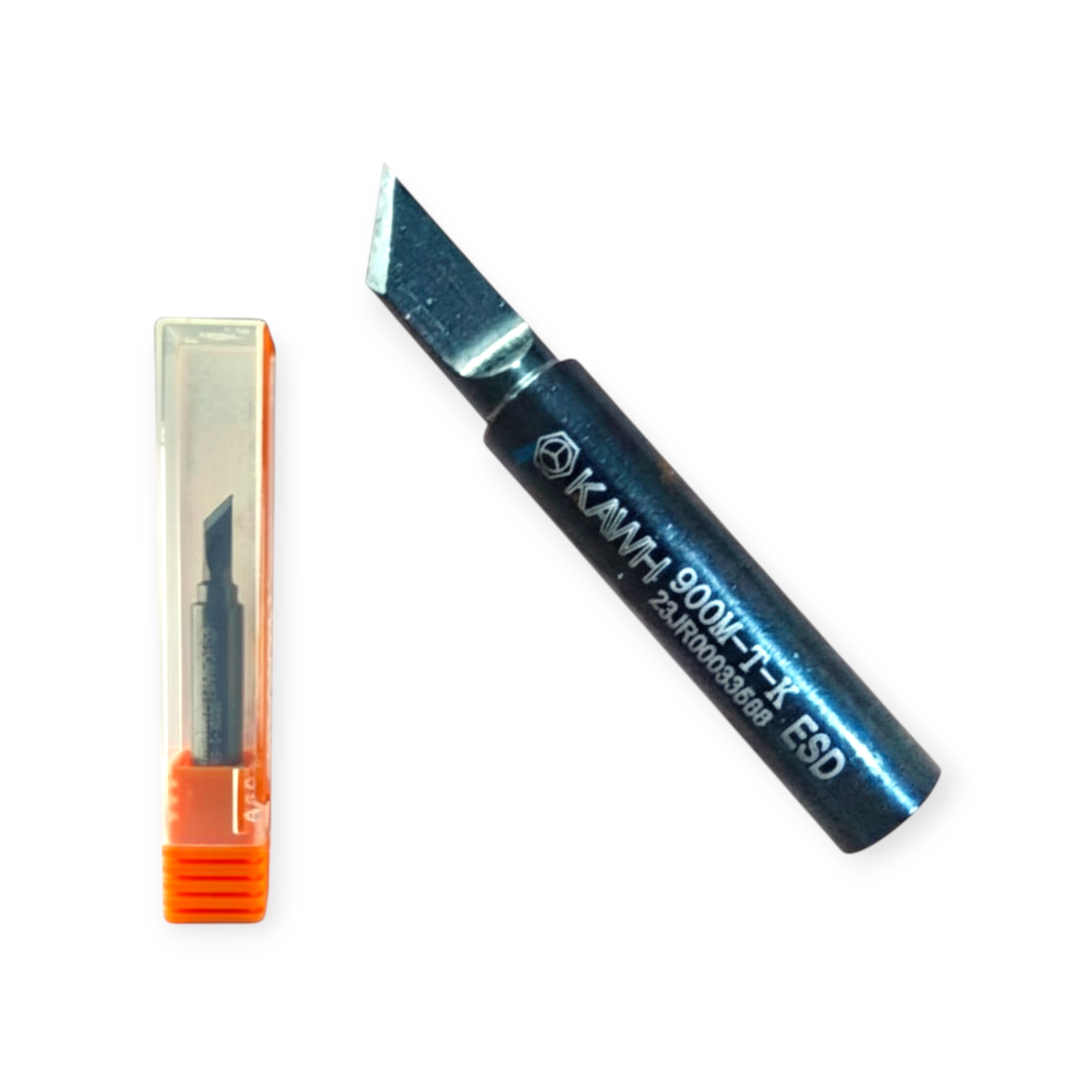 Professional Soldering Iron Bit 900M-T-K | Knife Type Lead-Free Tip | Compatible with 936/937/938 Soldering Stations – Black