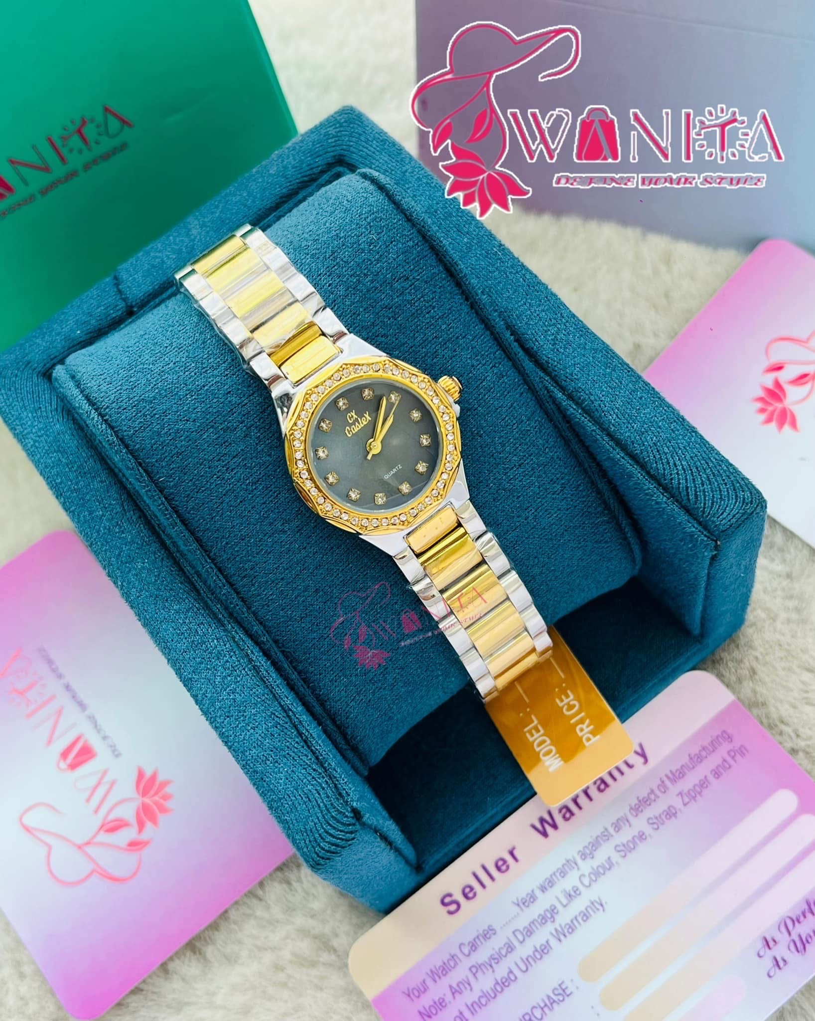 Caslex Ladies Ocean Blue Dail Watch