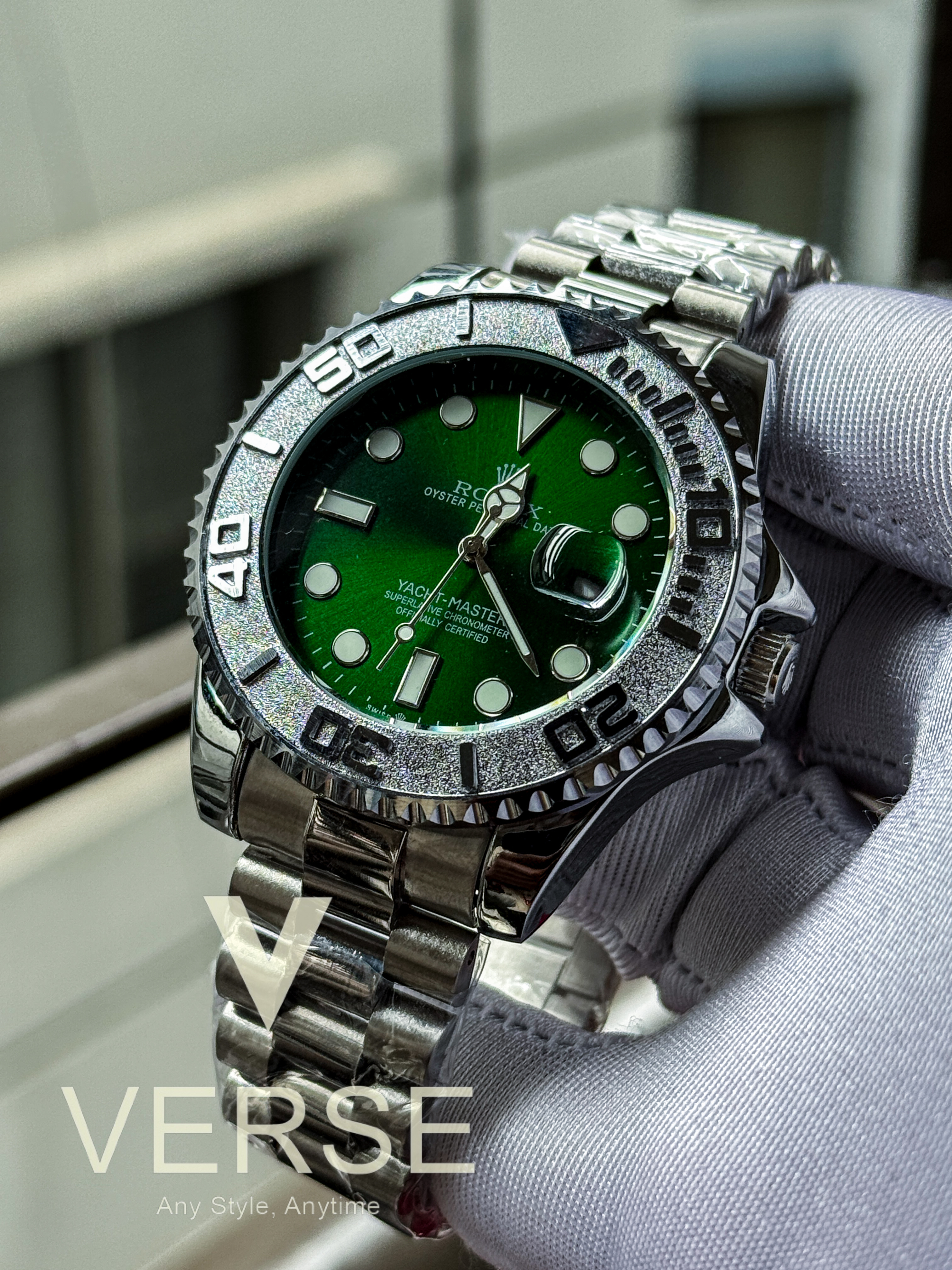 Rolex Yacht Master Chain Green dial AA
