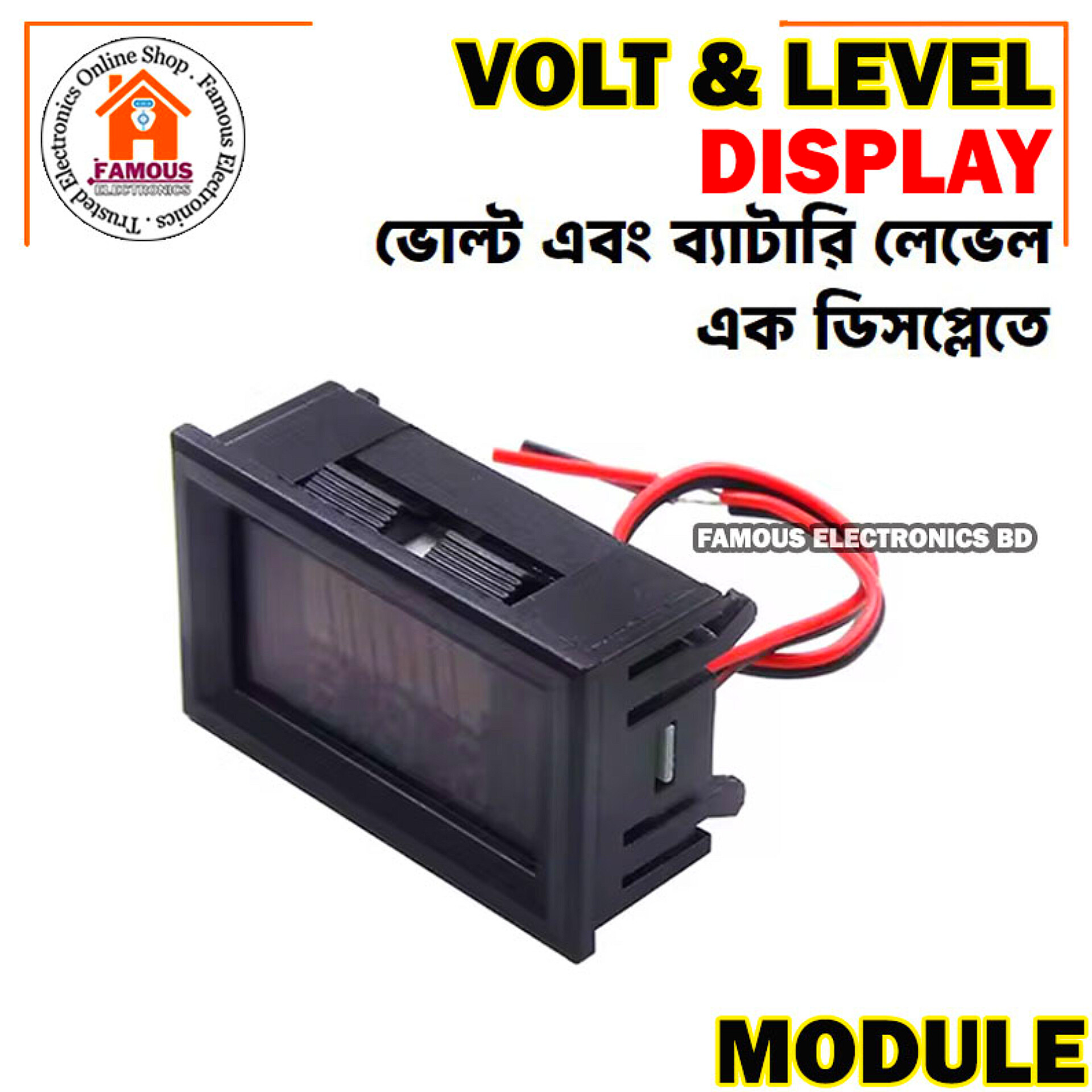 Battery Charge Level Indicator 12V 24V 36V 48V 60V 72V Lithium Battery Capacity Meter Tester With LED Voltmeter for Cars Motorcycles Etc_img_5