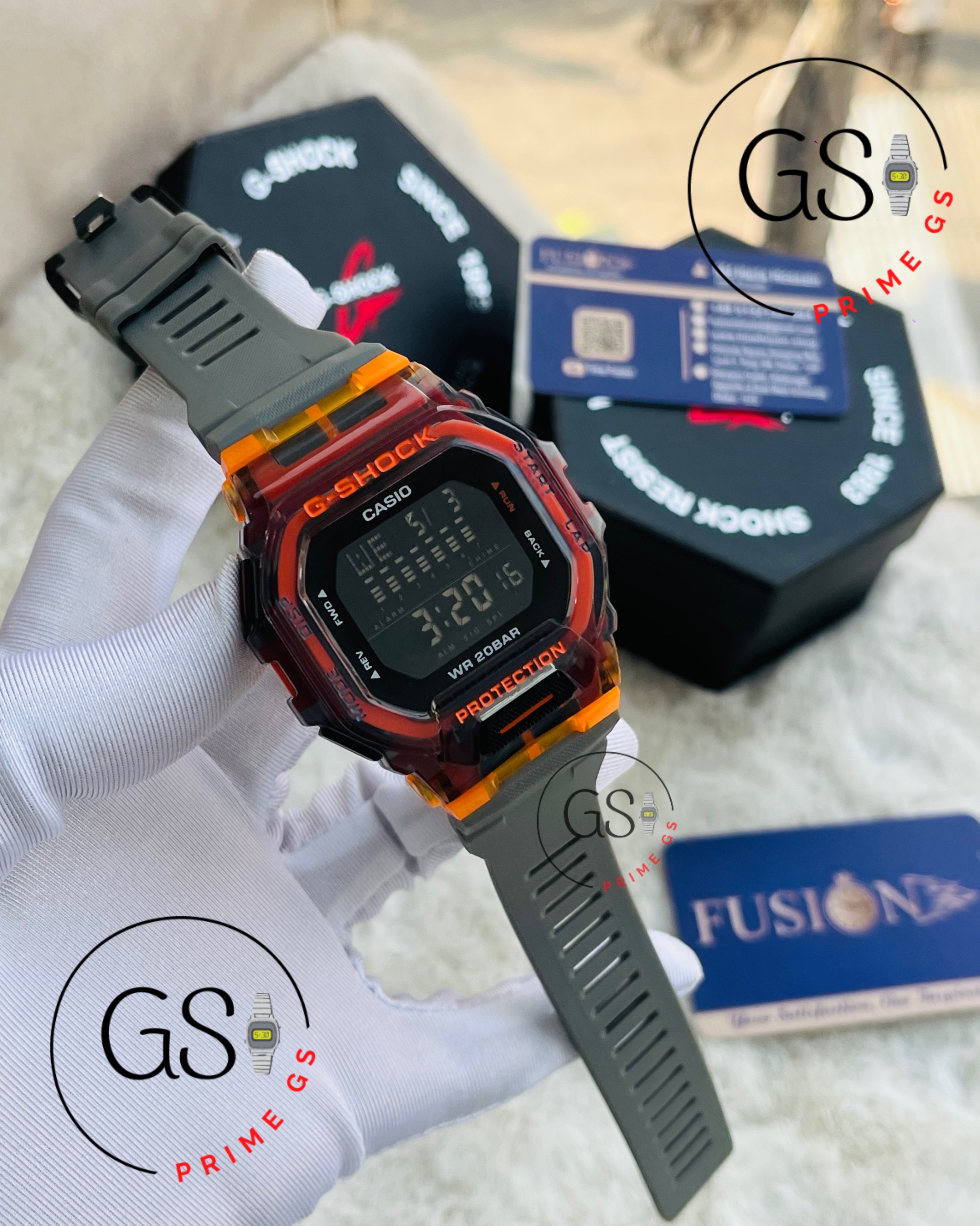 G-Shock MultyColor Digital Square AA Grade Gshock Watch