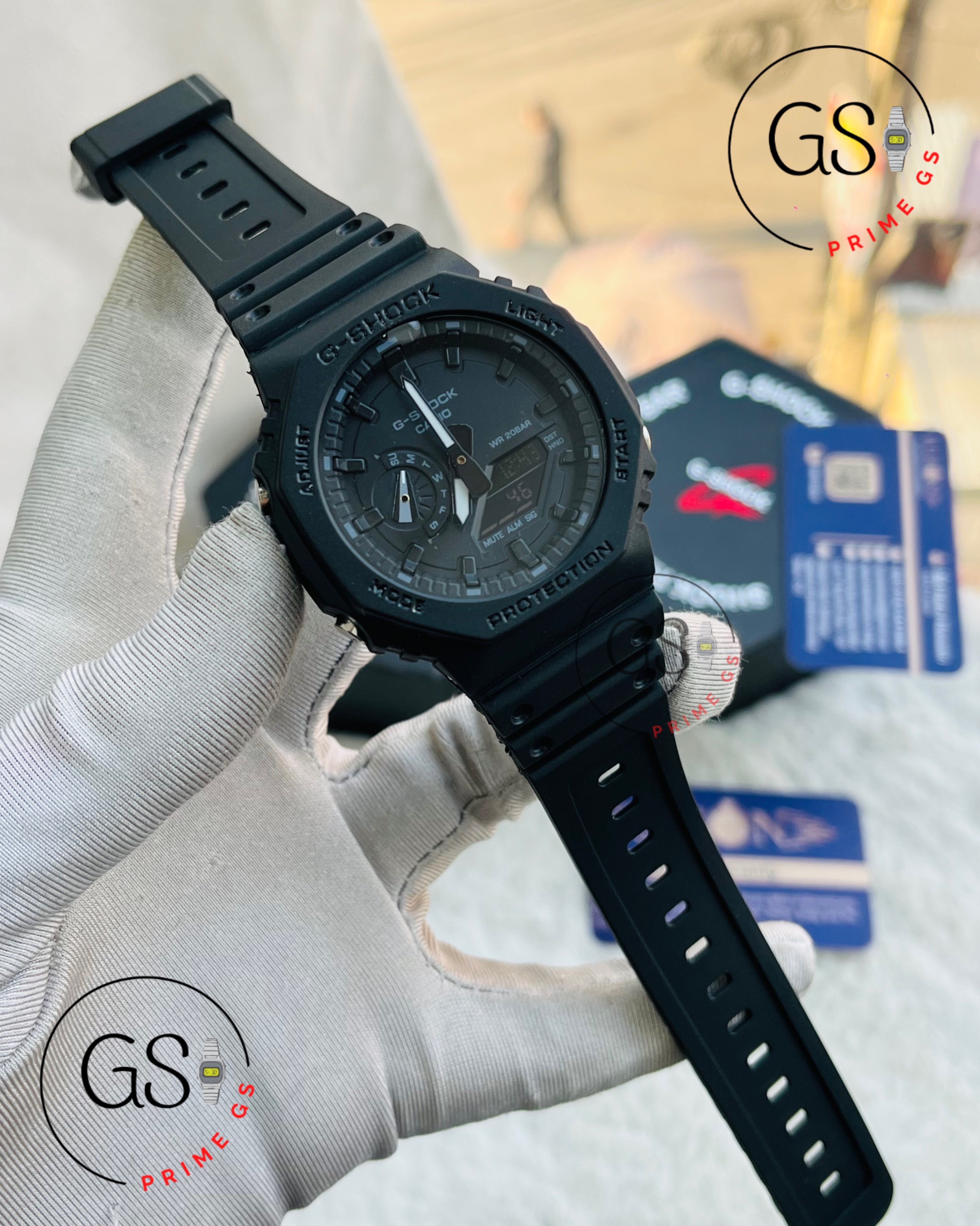 G-Shock Full Black 2100 AA Grade Gshock Watch