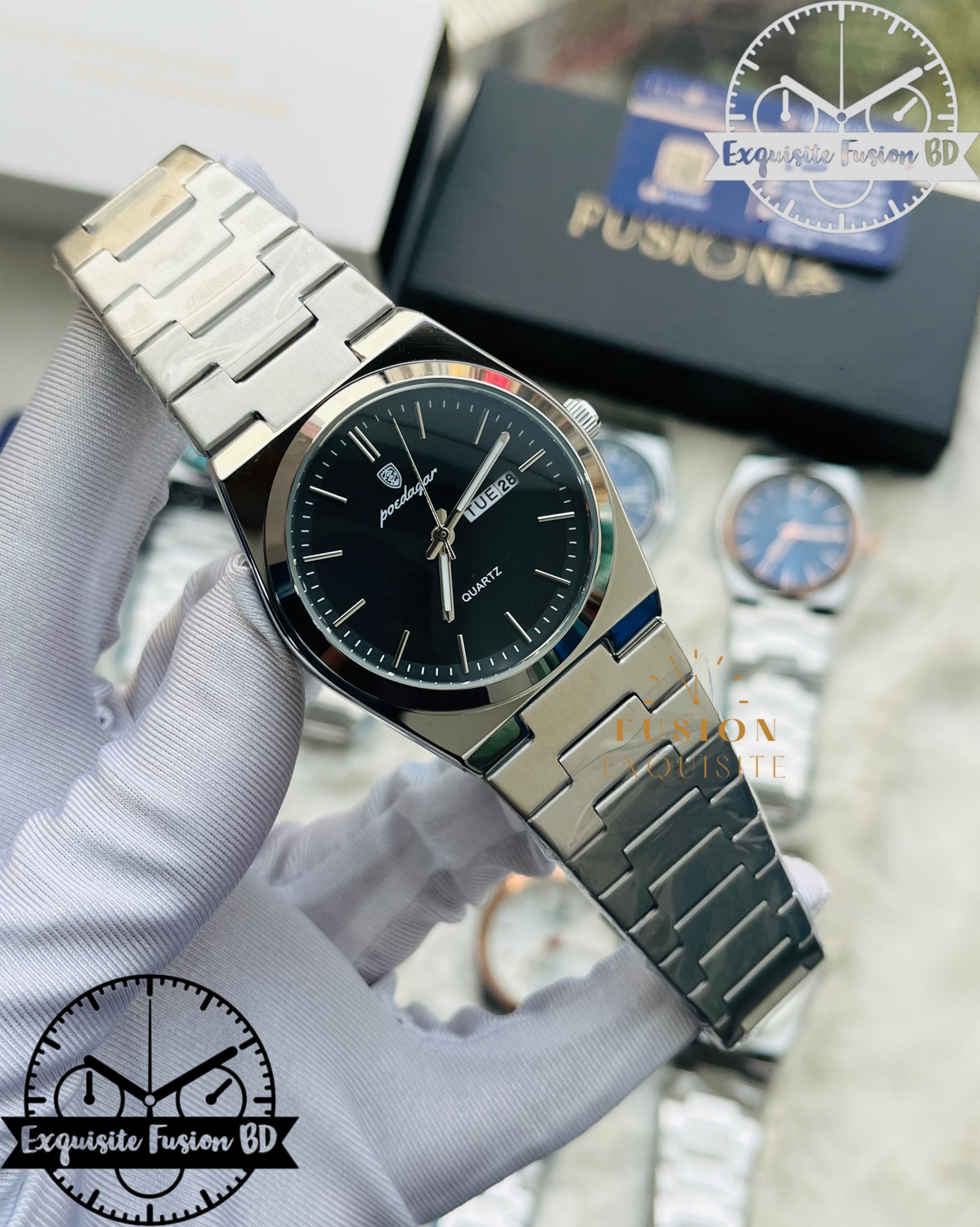 Poedagar Green Original 930B Watch_img_2