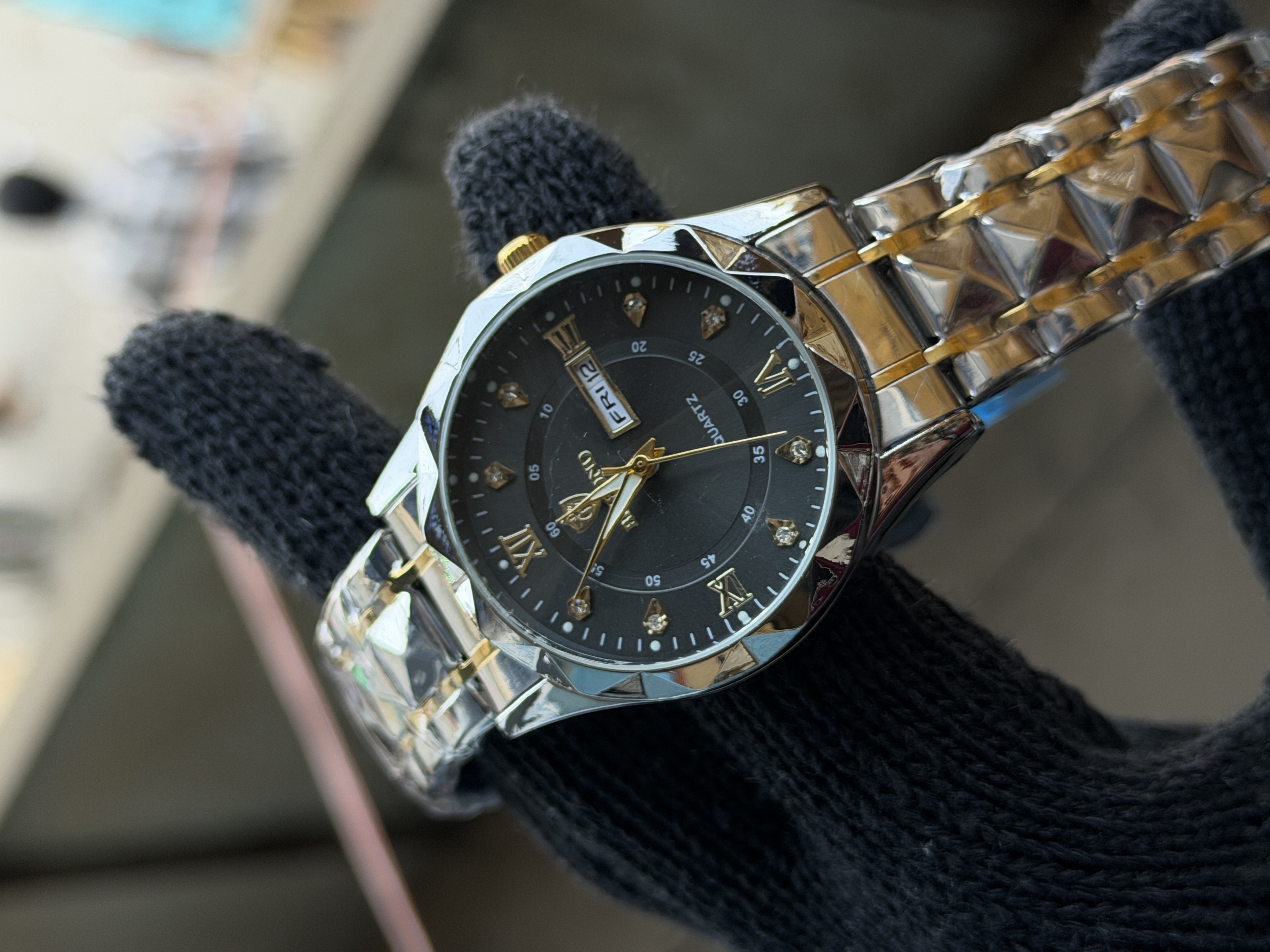 Bindbond daimond glass watch_img_7